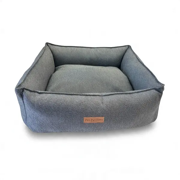 Herringbone Bed Grey
